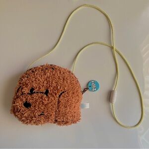 Brown Plush Mini Bag